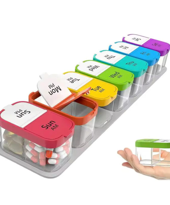 Ekstra stor ugentlig pillekalender