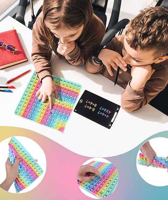 Interaktivt legetøj til indlæring af multiplikation