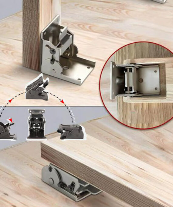 Foldbart hængselbeslag