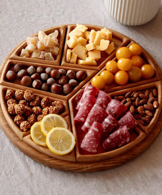 Serveringsbakke til puslespil