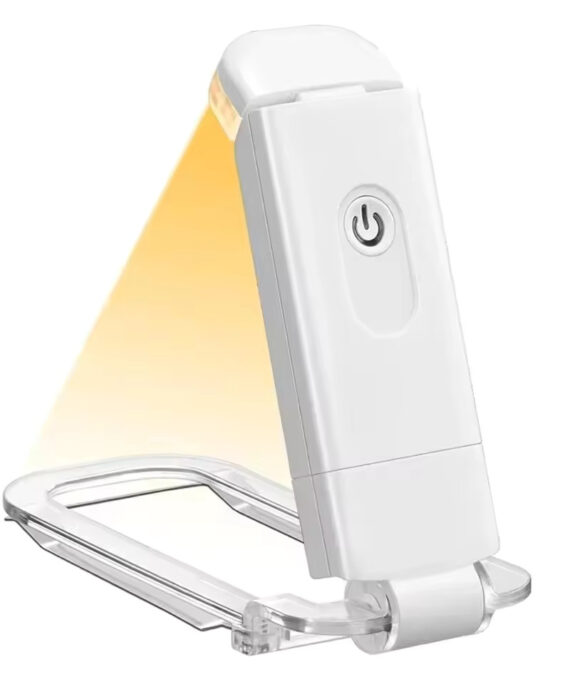 Fleksibel USB-opladelig boglampe