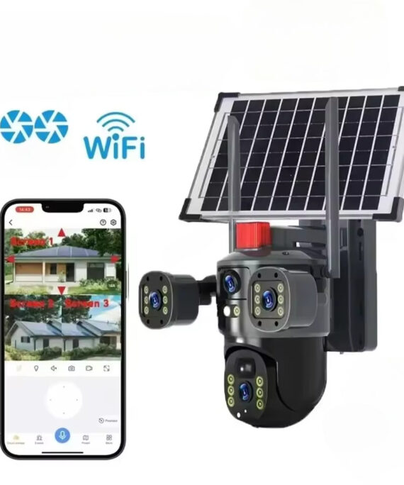 Solcelle-kuppelkamera