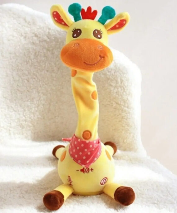 Interaktivt giraf-legetøj