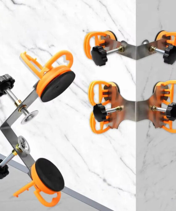 90-degree connection tool with suction cups