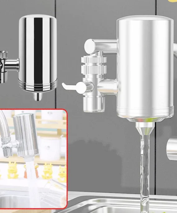 Improved faucet water purifier