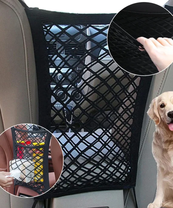 Elastic mesh trunk organizer