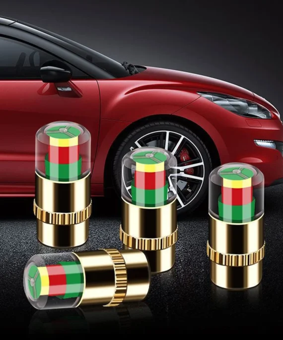 Universal tire pressure monitoring valve caps (8 pcs)