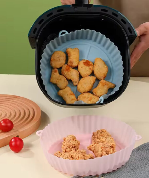 Silicone air fryer baking mat