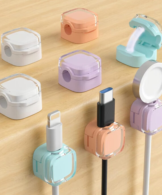 Magnetic cable clips