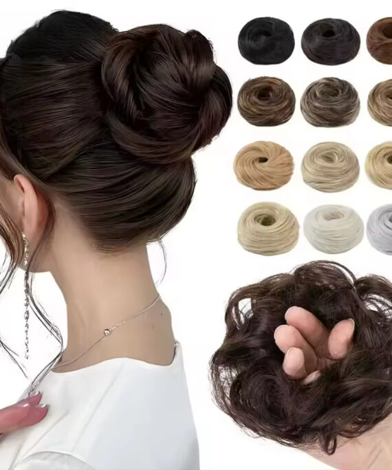 Voluminous hair ring (2 pcs)