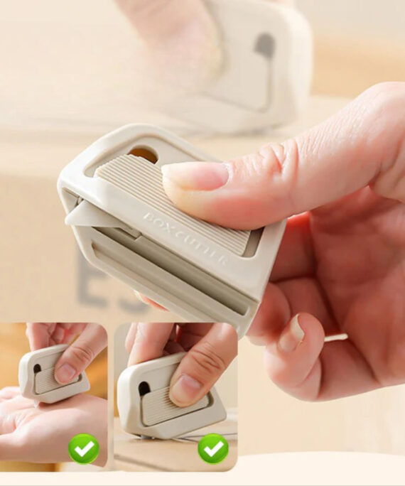 Uttrekkbar sikkerhetsboksskjærer