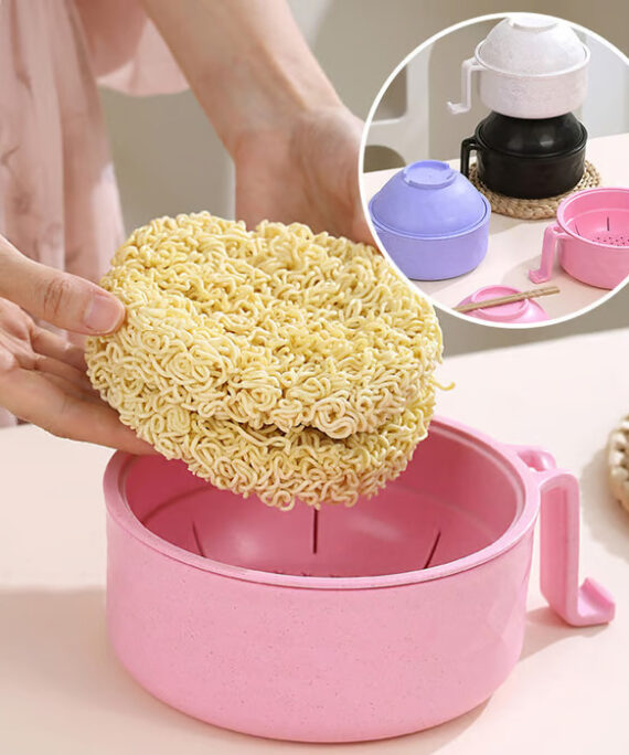 Ramen-bolle i mikrobølgeovn