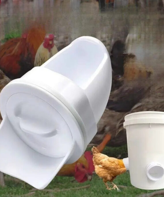 Automatisk fôringsautomat for kyllinger, ender og gjess