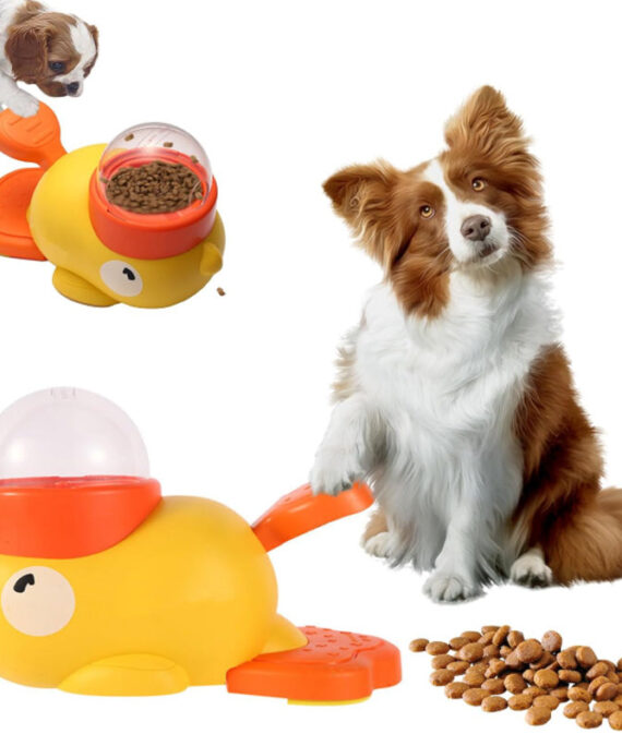 Interaktiv hundemater med puslespill