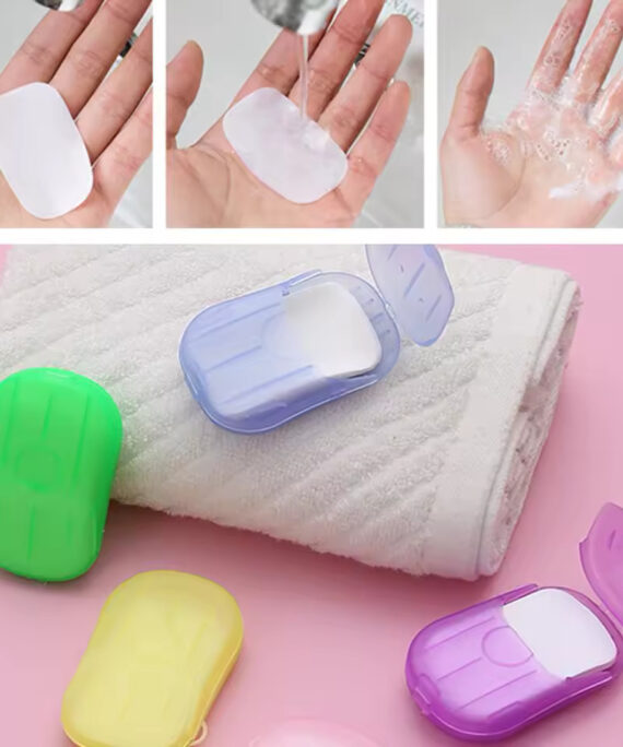 Reiseeske med såpepapir (8 stk)