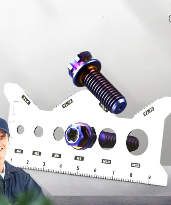 Dobbeltsidig boltmålerverktøy (4 stk)