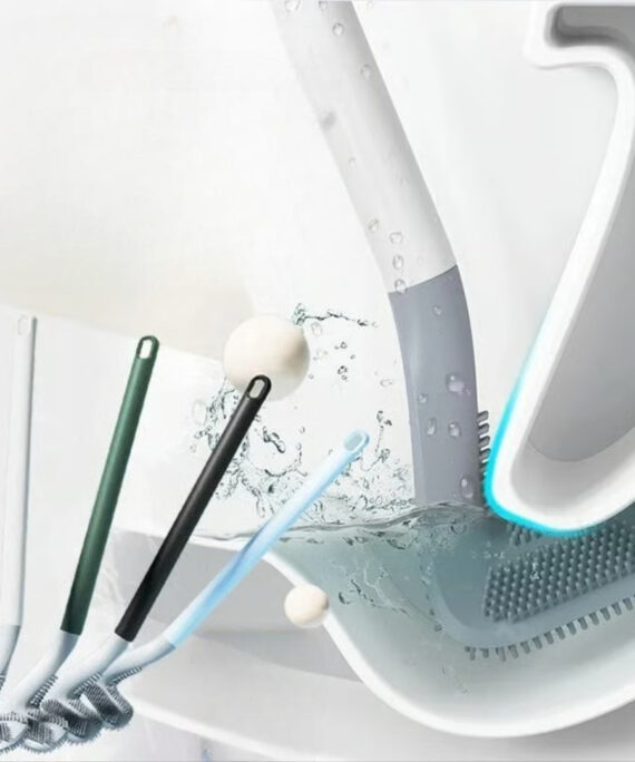 Toalettbørste med trekantet hode (2 stk)