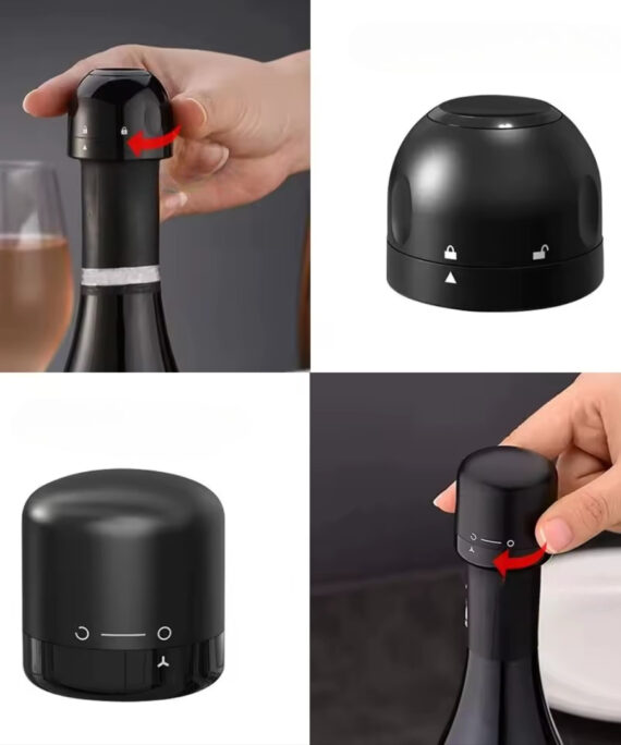 Champagne- og vinpropper (3 stk)