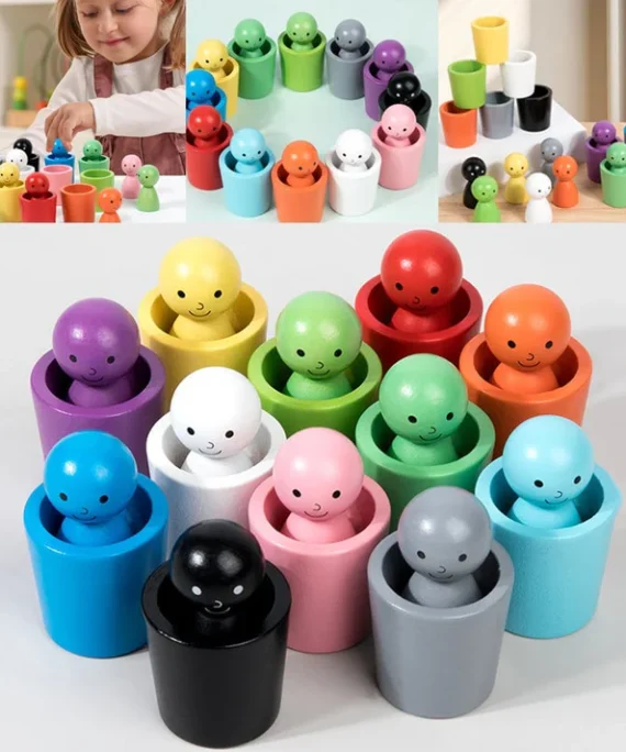 Fargesorteringsbeger (12 stk)