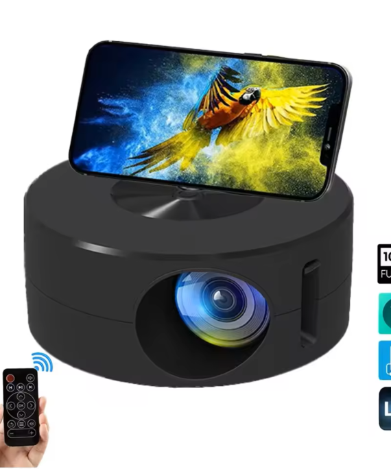 Bærbar HD-miniprojektor