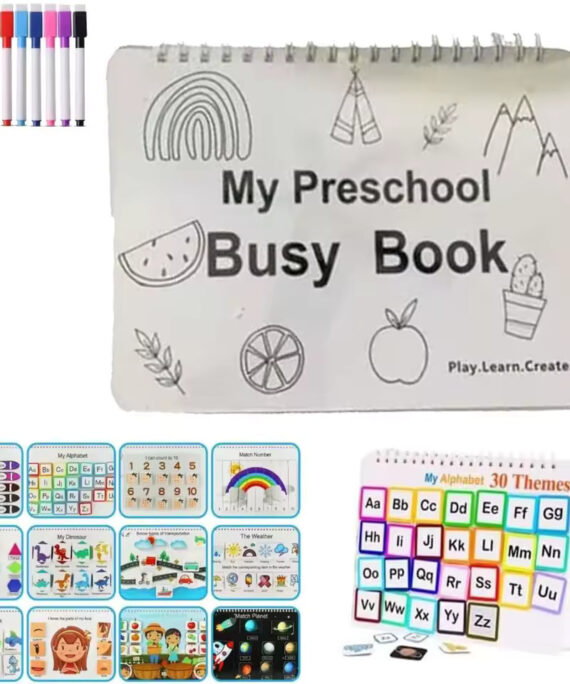 Interaktiv aktivitetsbok for førskolebarn