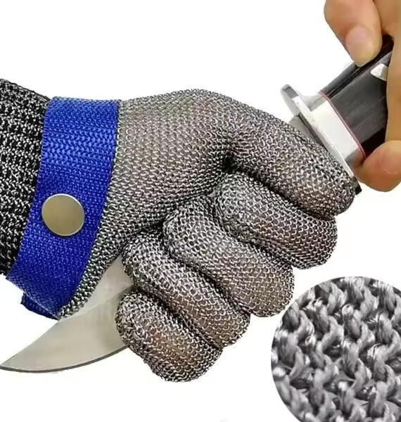 Nettinghanske i rustfritt stål