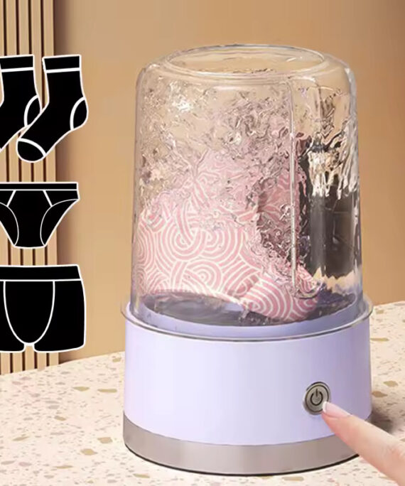 Bærbar minivaskemaskin