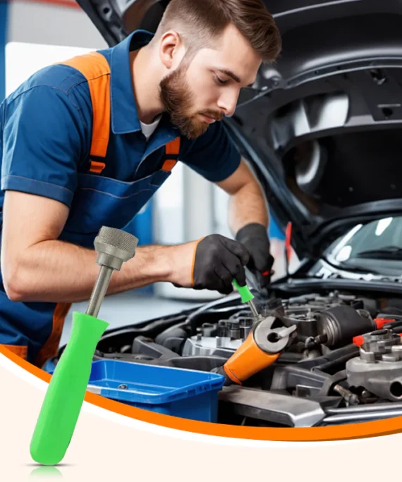 Verktyg för bromsfjäderbricka