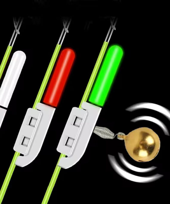 LED-fiskespöbelysning med larm (8 st)