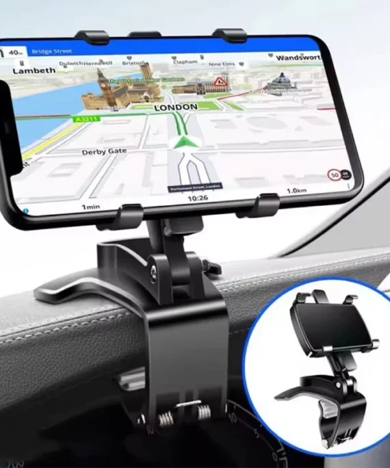 360° roterande hållare för biltelefon