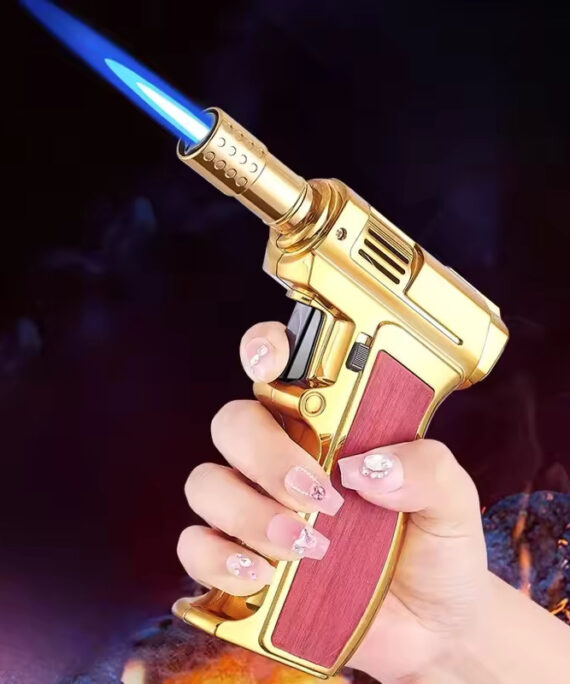 Bärbar, påfyllningsbar ficklampa med flera användningsområden