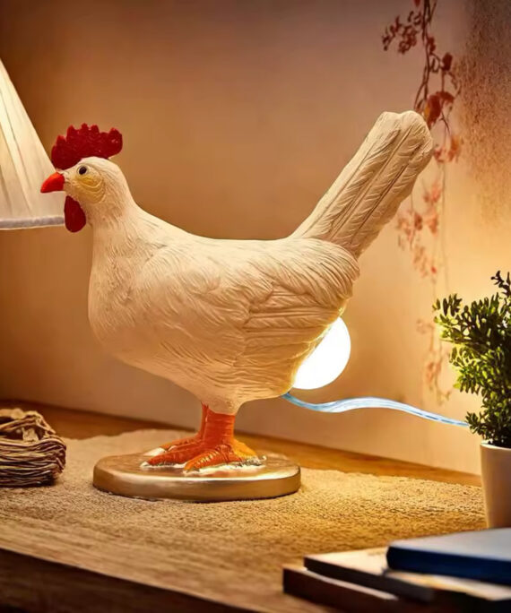 Nattlampa med påskkyckling