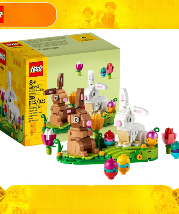 LEGO byggsats för visning av påskkaniner