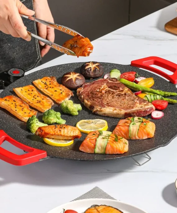 Electric grill pan