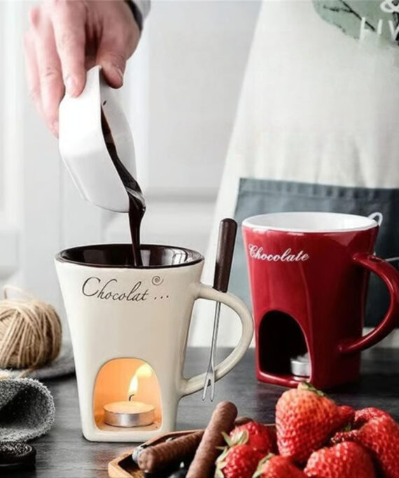 Multi-functional fondue mug