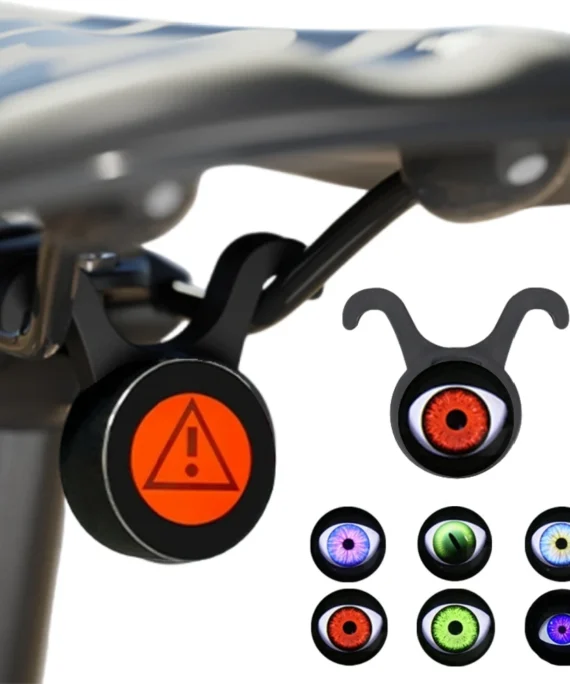 Programmable eyes rear bike lights