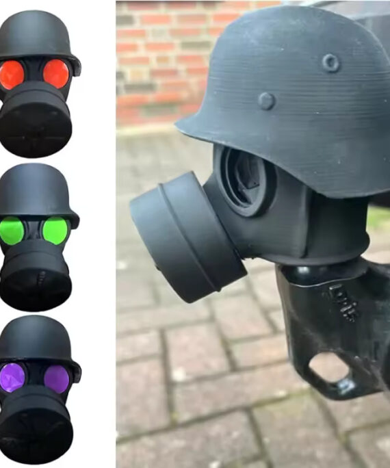 Gas mask cap