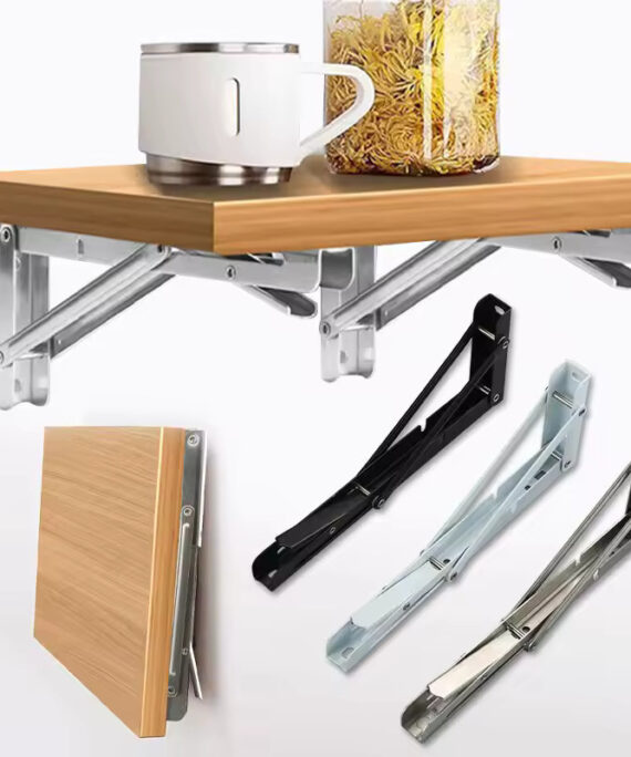 Foldable wall brackets