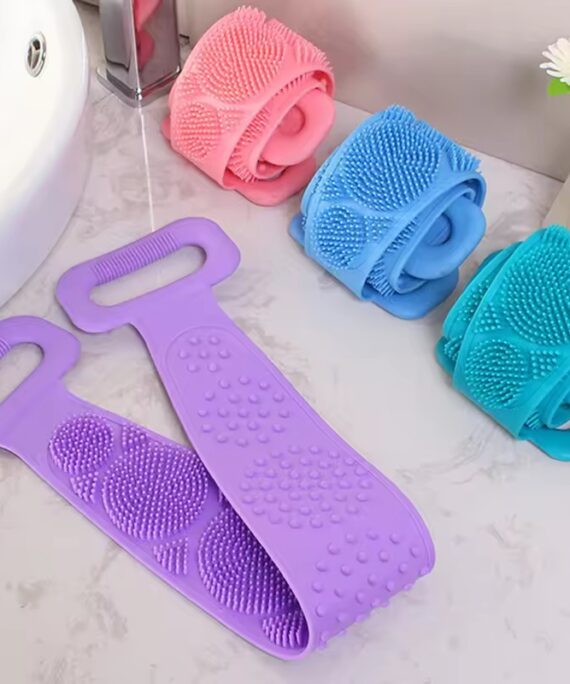 Silicone shower brush