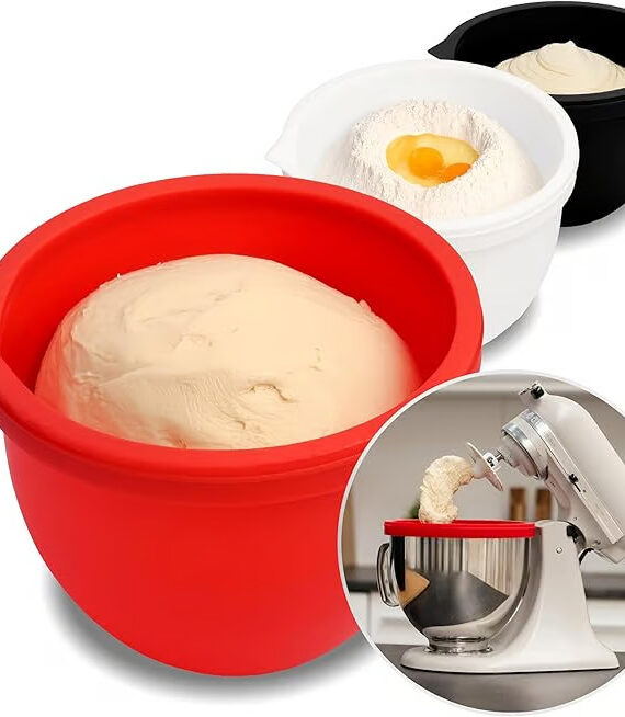 Silicone inserts for mixers