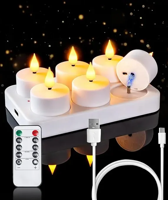 Decorative LED candle light lamp
