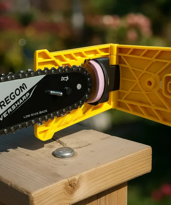 Ultra fast chainsaw sharpener