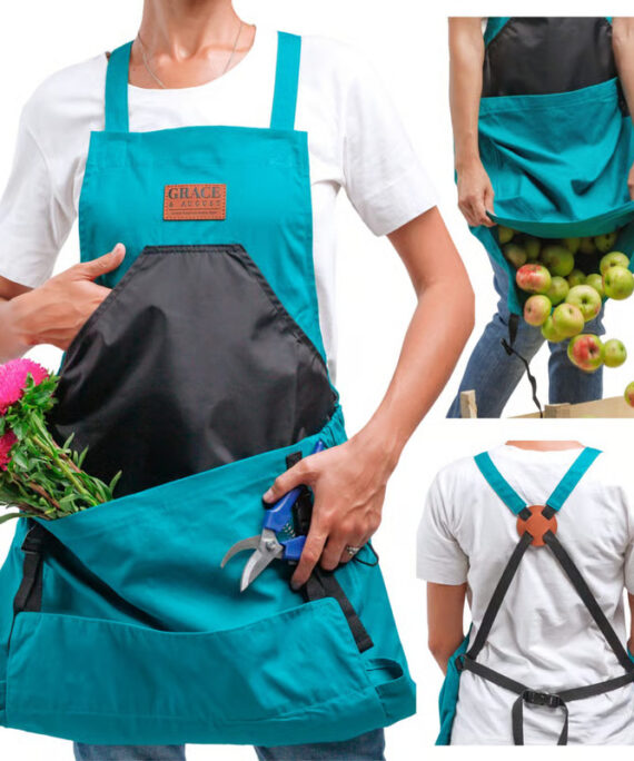 Multifunctional gardening apron