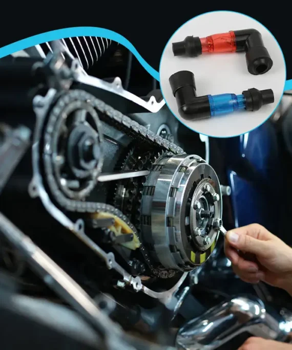 Universal motorcycle flash spark plug connector (4 pcs)