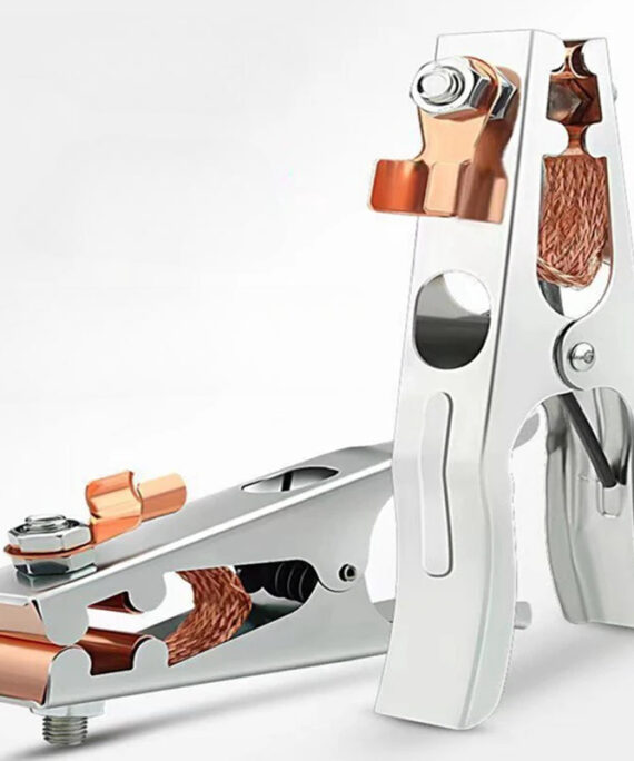 Welding ground wire clamp