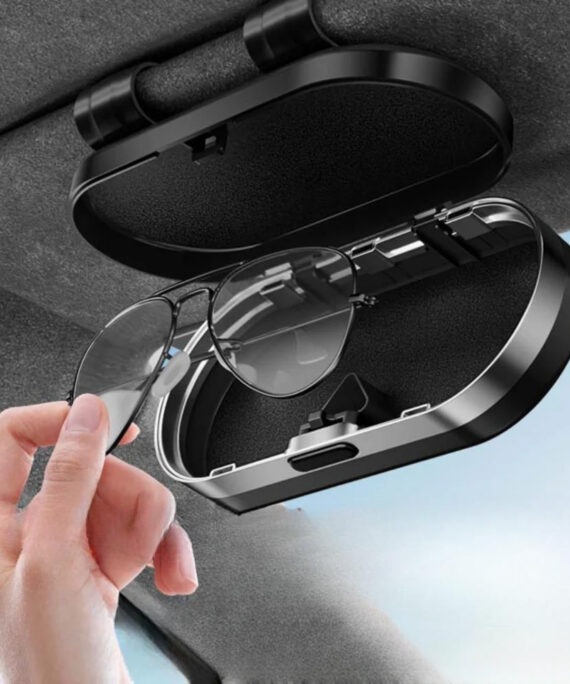 Car sunglasses holder