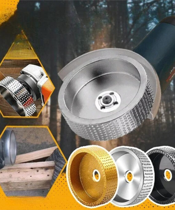 Wood angle grinder disc