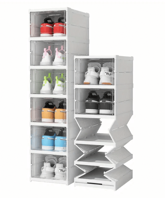 Folding storage shelf (6 layers)