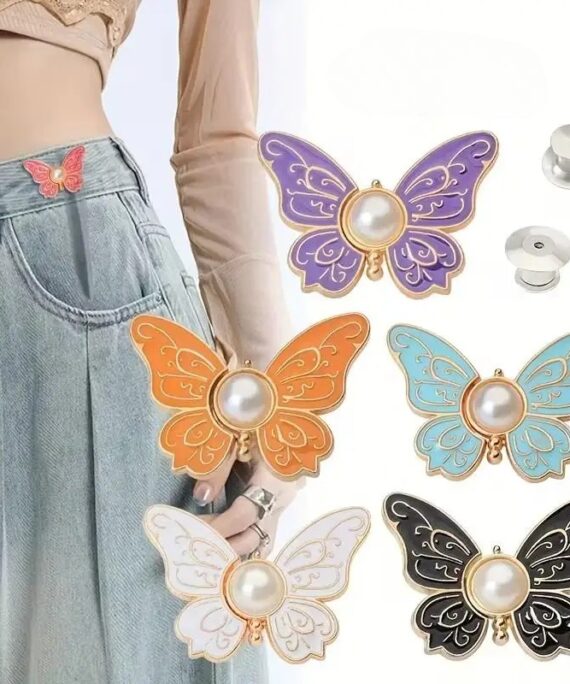 Adjustable butterfly clips