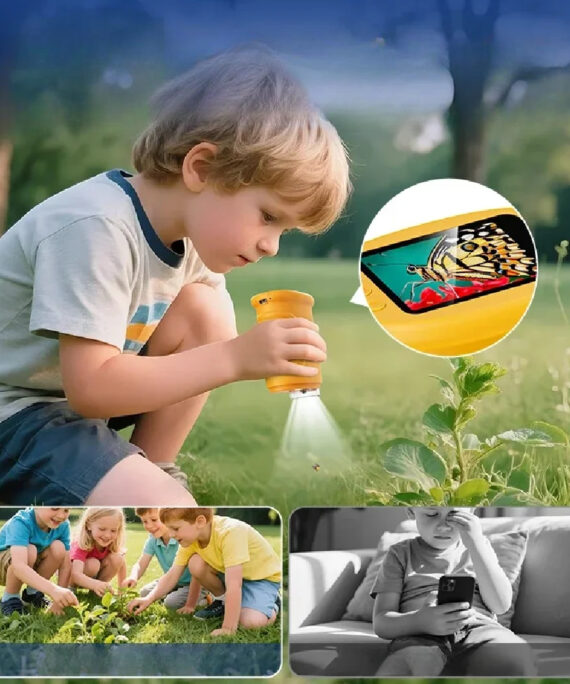 Handheld pocket microscope